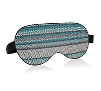 Sin costuras a rayas de punto gris verde azul blanco máscaras de ojos bloques de cubierta máscara de dormir ligera cubierta de sombra con los ojos vendados relajante cubierta de sombra de ojos con cor