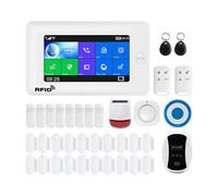 Sin Cuotas Mensuales El de alarma es compatible con y for ladrones seguridad en el hogar inteligente Compatible Tuya IP Camrea(Set G)
