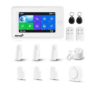 Sin Cuotas Mensuales El de alarma es compatible con y for ladrones seguridad en el hogar inteligente Compatible Tuya IP Camrea(Set C)
