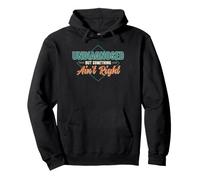 Sin diagnosticar, Pero Algo no está Bien, refrán Divertido Retro Sudadera con Capucha