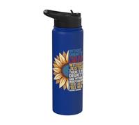 Sin dignidad no hay libertad - Patrice Lumumba Cita Stainless Steel Insulated Water Bottle