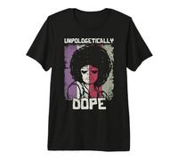 Sin disculpas Black History Pride African Melanin Vintage Camiseta Premium