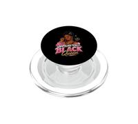 Sin disculpas Black Queen Melanin Pride Baddie PopSockets PopGrip para MagSafe