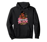 Sin disculpas Black Queen Melanin Pride Baddie Sudadera con Capucha