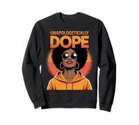 Sin disculpas Dope Afro Woman Empowerment Art Mujeres Hombres Sudadera
