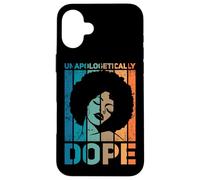 Sin disculpas Dope Black Girl Magic Black Queen Goddess Carcasa para iPhone 16 Plus