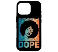 Sin disculpas Dope Black Girl Magic Black Queen Goddess Carcasa para iPhone 16 Pro