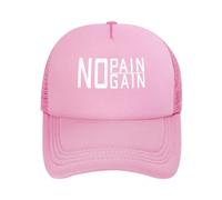 Sin Dolor No Hay Ganancia Mujer Hombre Sombrero Protección UV Gorras Hip Hop Protección Solar Gorra De Béisbol para Verano Tenis Senderismo