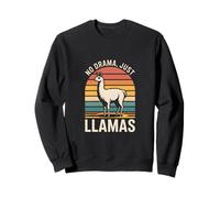 Sin Drama, Solo Llamas Retro Sudadera