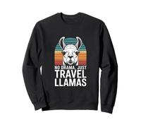 Sin Drama, Solo Llamas Retro Sudadera
