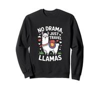 Sin Drama, Solo Llamas Retro Sudadera