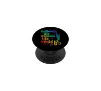 Sin el trombón la Vida sería B Flat Juego de Palabras PopSockets PopGrip Adhesivo