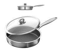 Sin embargo, la cocina frita de la bandeja sin trastero, la bandeja de la cocina con tapa, mejore su experiencia de cocción con esta versátil sartén sin palanca. Imprescindible en cada cocina, este ce