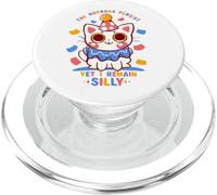 Sin embargo, sigo siendo tonto - gato payaso tonto PopSockets PopGrip para MagSafe
