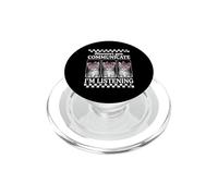 Sin Embargo, te comuniques Estoy Escuchando Gatos PopSockets PopGrip para MagSafe
