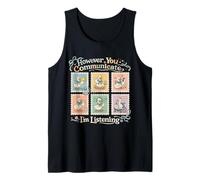 Sin Embargo tu comunicación Estoy Escuchando AAC SLP Goose Silly Camiseta sin Mangas