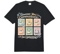 Sin Embargo tu comunicación Estoy Escuchando AAC SLP Goose Silly Comfort Colors Adult Heavyweight T-Shirt