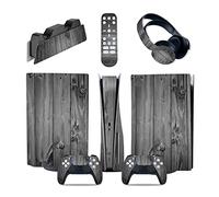 Sin Espuma Y Sin Burbujas 02430 Para PS5 Consola Disc Edition & Digital Pegatina Vinilo Calcomanía Cubierta Para Ps5 Mando & Estación Carga & Auriculares & Multimedia(Disc Version)