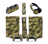 Sin Espuma Y Sin Burbujas 45826 Para PS5 Consola Disc Edition & Digital Pegatina Vinilo Calcomanía Cubierta Para Ps5 Mando & Estación Carga & Auriculares & Multimedia(Digital Edition)