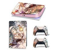 Sin Espuma Y Sin Burbujas Anime Decal Skin Para PS5 Edición Digital Consola 2 Controladores Funda Vinilo Skins Wraps, Sin Burbujas, Resistente Arañazos 22793
