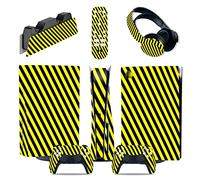 Sin Espuma Y Sin Burbujas Para PS5 Consola Disc Edition & Digital Pegatina Vinilo Calcomanía Cubierta Para Ps5 Mando & Estación Carga & Auriculares & Multimedia 29758(Digital Edition)