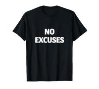 Sin Excusas Disciplina Personal Motivación Mentalidad Diseño Camiseta