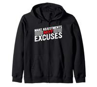 Sin excusas Motivacional Dicho Auto Crecimiento Hustle Vibe Sudadera con Capucha