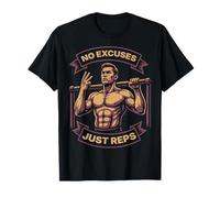 Sin Excusas Solo Reps Calistenia Gimnasio Entrenamiento Camiseta