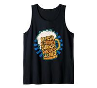 Sin Fiesta Ni Cerveza Juanjo Pierde La Cabeza Camiseta sin Mangas, Hombre, Negro, M