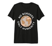 Sin Fronteras Solo Humanidad Paz Pro Inmigración Camiseta Premium