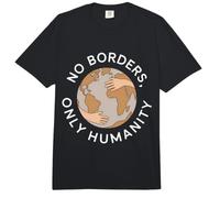 Sin Fronteras Solo Humanidad Paz Pro Inmigración Comfort Colors Adult Heavyweight T-Shirt