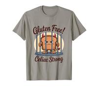 Sin Gluten Celíacos Fuerte Intolerancia al Gluten Camiseta