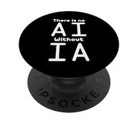 Sin IA sin IA Aprendizaje Automático de Inteligencia Artificial IA PopSockets PopGrip Adhesivo