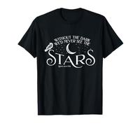Sin la Oscuridad Nunca veríamos Las Estrellas Raven Moon Camiseta