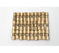 Sin Marca 3/16" OD Latón unión de compresión accesorio de latón compresión (30 piezas)