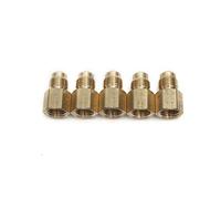 Sin Marca 5/16" OD SAE 45° flare x 1/4" Hembra NPT latón accesorio de hembra conector de conexión (5 piezas)