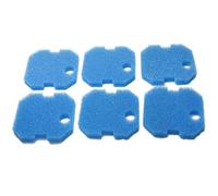 Sin marca Estera de Filtro Esponja de filtrado Gruesa Azul de reemplazo para Eheim Professional 2222/2324 y Experience 150/250/250T (6 Piezas)