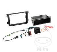 SIN MARCA Panel de radio y kit de conexion de radio 2-DIN AUF 1-DIN VAG