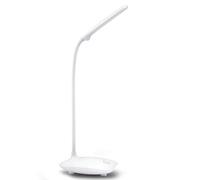 SIN&MI Lámpara de escritorio, protección ocular, lámpara LED flexible, mesita de noche, lámpara de escritorio, luz LED de escritorio, luz blanca