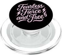 Sin Miedo Feroz y Libre Mujer Fuerte cree en ti Mismo PopSockets PopGrip para MagSafe