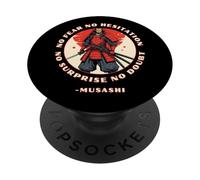 Sin Miedo, samurái estoico PopSockets PopGrip Adhesivo