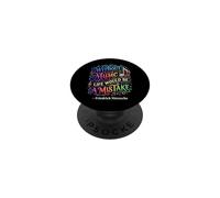 Sin música, la Vida sería un Error Friedrich Nietzsche PopSockets PopGrip Adhesivo