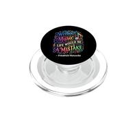 Sin música, la Vida sería un Error Friedrich Nietzsche PopSockets PopGrip para MagSafe