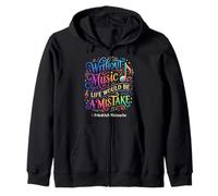 Sin música, la Vida sería un Error Friedrich Nietzsche Sudadera con Capucha