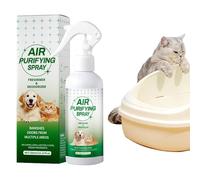 Sin necesidad de lavar, neutralizador de olores para mascotas, spray fresco para perros, y conejos | elimina los olores de y heces en coches y jaulas de animales