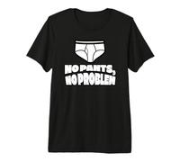 Sin Pantalones, no Hay Problema, Divertido Oso Gay de Whities Camiseta Premium