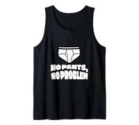 Sin Pantalones, no Hay Problema, Divertido Oso Gay de Whities Camiseta sin Mangas