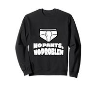 Sin Pantalones, no Hay Problema, Divertido Oso Gay de Whities Sudadera