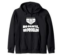 Sin Pantalones, no Hay Problema, Divertido Oso Gay de Whities Sudadera con Capucha