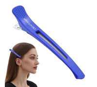 Sin pinzas para el cabello dobladas - Clips de corte de pelo con pico de pato - Pinza de rodillo de de largo husillo, pinzas profesionales sin rastro